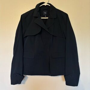 GAP Women's Navy Cropped Jacket